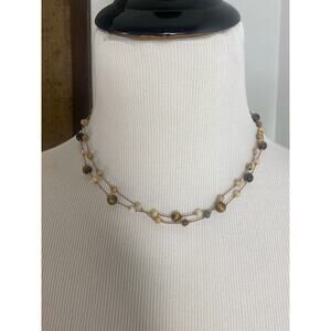 Sold on FB Marketplace! Multi-Strand Tiger's Eye Choker Necklace Knotted Thread